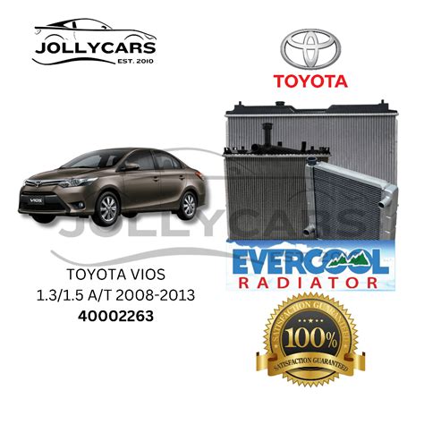 EVERCOOL RADIATOR TOYOTA VIOS (BATMAN) 1.3/1.5 A/T .